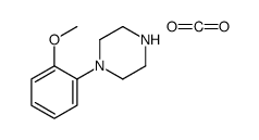 1-(2-methoxyphenyl)piperazine, compound with carbon dioxide结构式