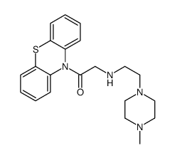 2-[2-(4-methylpiperazin-1-yl)ethylamino]-1-phenothiazin-10-ylethanone Structure