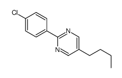 5-butyl-2-(4-chlorophenyl)pyrimidine Structure