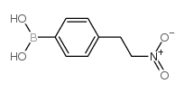 (4-(2-NITROETHYL)PHENYL)BORONIC ACID Structure