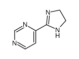 4-(4,5-dihydro-1H-imidazol-2-yl)-pyrimidine Structure