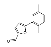 5-(2,5-dimethylphenyl)furan-2-carbaldehyde结构式