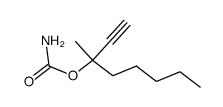 carbamic acid-(1-methyl-1-pentyl-prop-2-ynyl ester) Structure