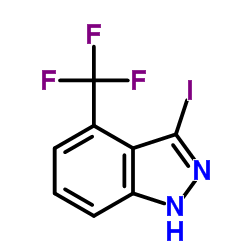 3-Iodo-4-(trifluoromethyl)-1H-indazole Structure