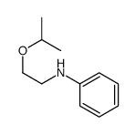 N-(2-propan-2-yloxyethyl)aniline结构式