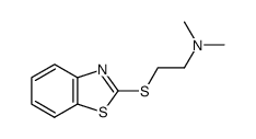 2-(benzothiazol-2-ylthio)-N,N-dimethylethylamine结构式
