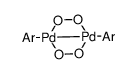 Pd2(η2-O2)2(Ar)2 Structure