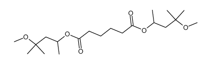 Bis(1.3-dimethyl-3-methoxybutyl)-adipat Structure