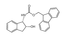 (9H-fluoren-9-yl)methyl (1S,2R)-2,3-dihydro-2-hydroxy-1H-inden-1-ylcarbamate Structure