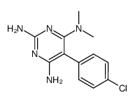 5-(4-chloro-phenyl)-N4,N4-dimethyl-pyrimidine-2,4,6-triyltriamine结构式