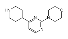 4-(4-piperidin-4-yl-pyrimidin-2-yl)-morpholine structure