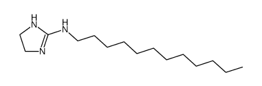 (4,5-dihydro-1H-imidazol-2-yl)-dodecyl-amine结构式