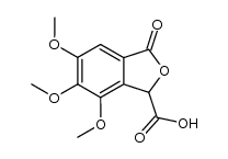 5,6,7-trimethoxy-3-oxo-phthalan-1-carboxylic acid结构式