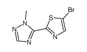 5-(5-Bromothiazol-2-yl)-1-methyl-1H-[1,2,4]triazole Structure