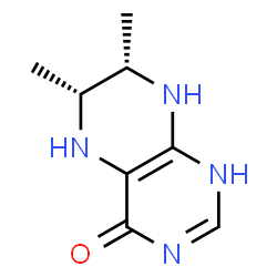 4(1H)-Pteridinone,5,6,7,8-tetrahydro-6,7-dimethyl-,(6R-cis)-(9CI)结构式