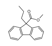 methyl 9-n-propyl-9-fluorenecarboxylate结构式