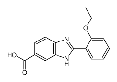 2-(2-ethoxyphenyl)-3H-benzimidazole-5-carboxylic acid Structure