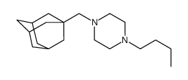 1-(1-adamantylmethyl)-4-butylpiperazine结构式