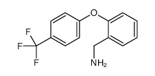 [2-[4-(trifluoromethyl)phenoxy]phenyl]methanamine结构式