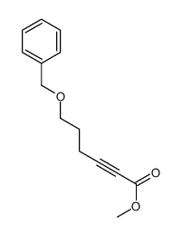 methyl 6-phenylmethoxyhex-2-ynoate结构式