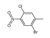 1-BROMO-4-CHLORO-2-METHYL-5-NITROBENZENE structure