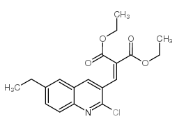 2-CHLORO-6-ETHYL-3-(2,2-DIETHOXYCARBONYL)VINYLQUINOLINE picture