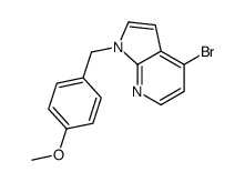 4-Bromo-1-(4-methoxybenzyl)-1H-pyrrolo[2,3-b]pyridine Structure