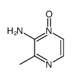 Pyrazinamine, 3-methyl-, 1-oxide (9CI) Structure