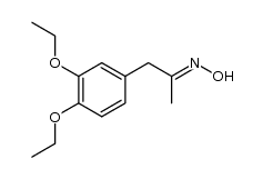 (E)-1-(3,4-diethoxyphenyl)-2-propanone oxime Structure