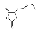 3-pent-2-enyloxolane-2,5-dione结构式