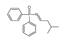 N-diphenylphosphoryl-3-methylbutan-1-imine Structure