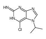 6-chloro-7-propan-2-ylpurin-2-amine Structure