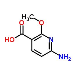 6-氨基-2-甲氧基烟酸结构式