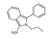 3-phenyl-2-propylisoindol-1-amine结构式