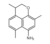 3,6,9-trimethyl-2,3-dihydrobenzo[de]chromen-7-amine结构式