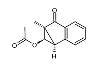 endo-1-acetoxy-6a-methyl-1,1a-dihydroprop[a]inden-6(6aH)-one结构式