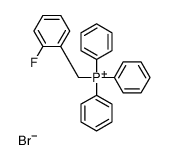 (2-fluorophenyl)methyl-triphenylphosphanium,bromide Structure