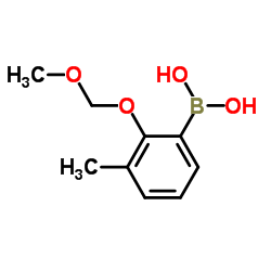 2-(Methoxymethoxy)-3-methylphenylboronic acid结构式