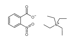 tetraethylammonium 2-nitrobenzoate结构式