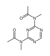 N-[4-[acetyl(methyl)amino]-1,3,5-triazin-2-yl]-N-methylacetamide Structure