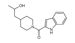 1-[1-(1H-indol-2-ylcarbonyl)piperidin-4-yl]propan-2-ol structure