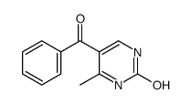 5-benzoyl-6-methyl-1H-pyrimidin-2-one结构式