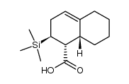 3-(Trimethylsilyl)bicyclo[4.4.0]dec-5-en-2-carbonsaeure结构式