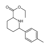 ethyl 6-(4-methylphenyl)piperidine-2-carboxylate结构式