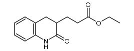ethyl 3-(2-oxo-3,4-dihydro-1H-quinolin-3-yl)propionate Structure