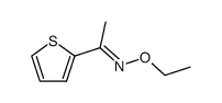 1-Thiophen-2-yl-ethanone O-ethyl-oxime结构式