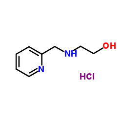 2-[(2-Pyridinylmethyl)amino]ethanol hydrochloride (1:1) Structure