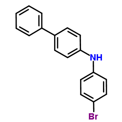 N-(4-溴苯基)-4-联苯胺结构式