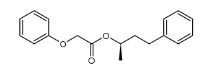 (R)-4-phenylbut-2-yl-2-phenoxyacetate结构式