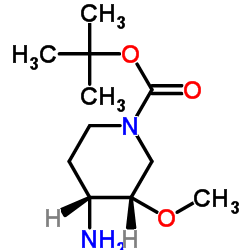 (3S,4R)-TERT-BUTYL 4-AMINO-3-METHOXYPIPERIDINE-1-CARBOXYLATE picture
